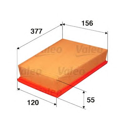 VALEO 585066 -  Воздушный фильтр