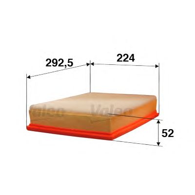 VALEO 585069 -  Воздушный фильтр