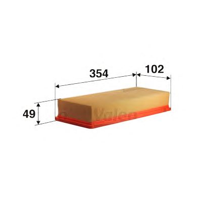 VALEO 585114 -  Воздушный фильтр