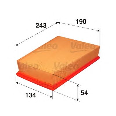 VALEO 585156 -  Воздушный фильтр