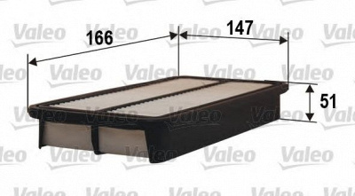 VALEO 585221 -  Фильтр воздушный