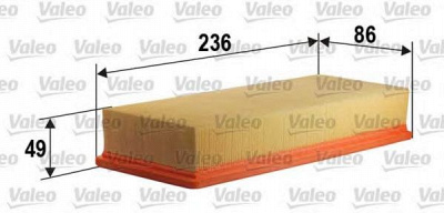 VALEO 585254 -  Воздушный фильтр