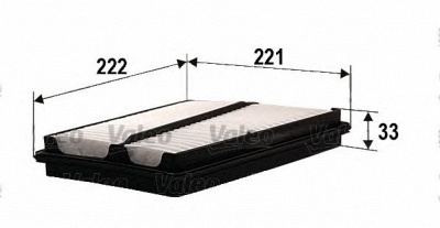 VALEO 585334 -  Воздушный фильтр