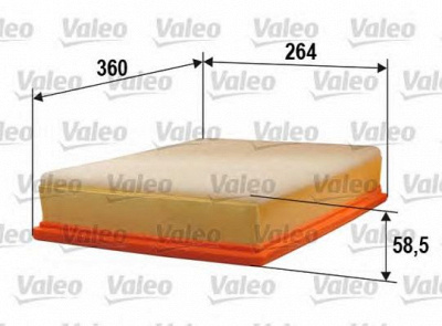 VALEO 585377 -  Воздушный фильтр