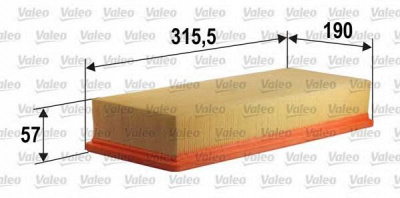 VALEO 585394 -  ФИЛЬТР ВОЗДУШНЫЙ MERCEDES-BENZ