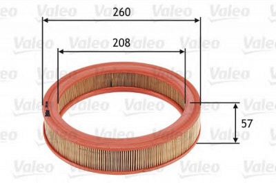 VALEO 585686 -  Воздушный фильтр