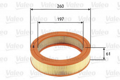 VALEO 585698 -  Воздушный фильтр