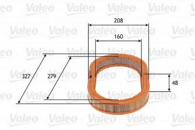 VALEO 585722 -  Воздушный фильтр