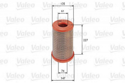 VALEO 585738 -  Воздушный фильтр