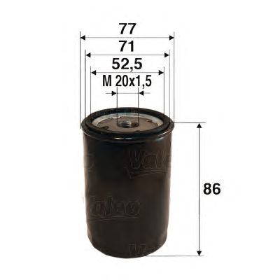 VALEO 586002 -  Масляный фильтр