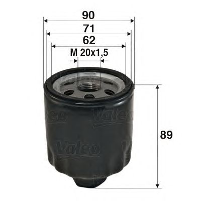 VALEO 586004 -  Масляный фильтр