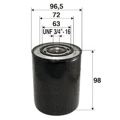 VALEO 586007 -  Масляный фильтр