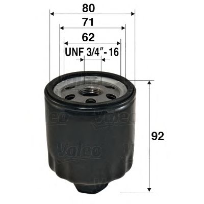VALEO 586009 -  Масляный фильтр