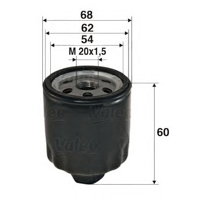 VALEO 586011 -  Масляный фильтр