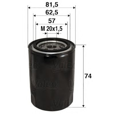 VALEO 586017 -  Масляный фильтр
