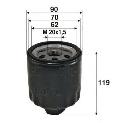 VALEO 586020 -  Масляный фильтр