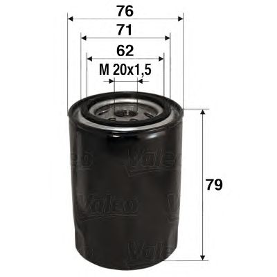 VALEO 586037 -  Масляный фильтр
