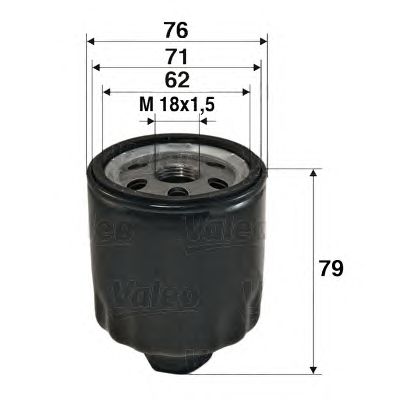 VALEO 586072 -  Масляный фильтр