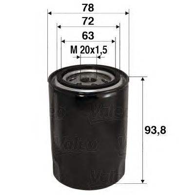 VALEO 586080 -  Масляный фильтр