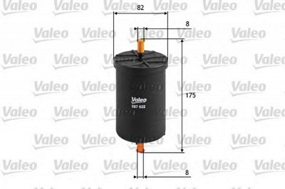VALEO 587022 -  Фильтр топливный