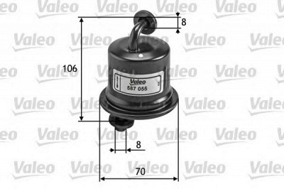 VALEO 587055 -  Фильтр топливный