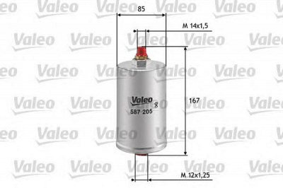 VALEO 587205 -  Топливный фильтр