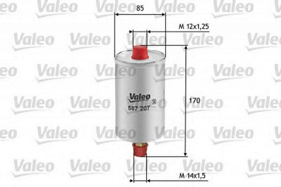 VALEO 587207 -  Топливный фильтр