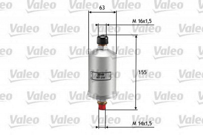 VALEO 587210 -  Фильтр топливный