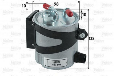 VALEO 587508 -  Топливный фильтр