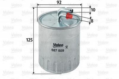 VALEO 587509 -  Топливный фильтр