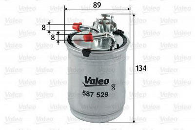 VALEO 587529 -  Топливный фильтр