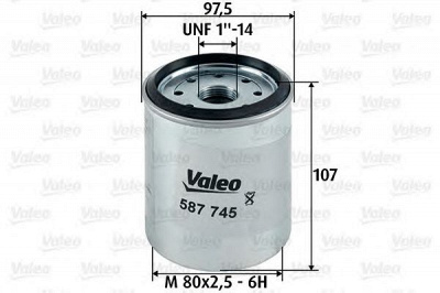 VALEO 587745 -  Топливный фильтр