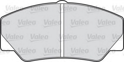 VALEO 598032 -  Комплект тормозных колодок, дисковый тормоз