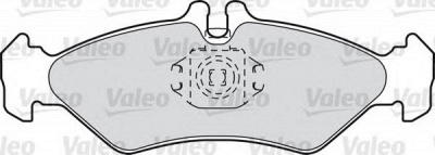 VALEO 598045 -  Комплект тормозных колодок, дисковый тормоз