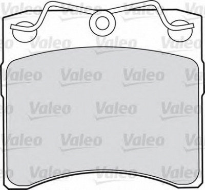 VALEO 598048 -  Комплект тормозных колодок, дисковый тормоз