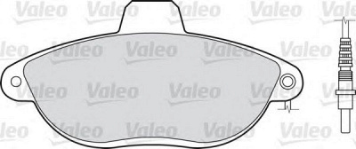 VALEO 598073 -  Комплект тормозных колодок, дисковый тормоз