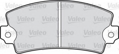 VALEO 598085 -  Комплект тормозных колодок, дисковый тормоз