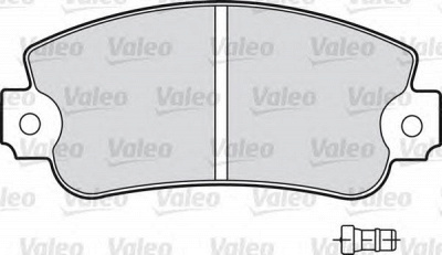 VALEO 598091 -  Комплект тормозных колодок, дисковый тормоз