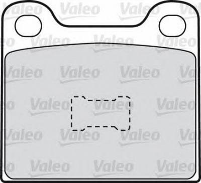 VALEO 598099 -  Комплект тормозных колодок, дисковый тормоз