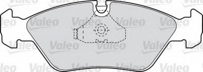 VALEO 598104 -  Комплект тормозных колодок, дисковый тормоз