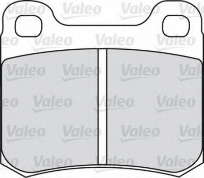 VALEO 598105 -  Комплект тормозных колодок, дисковый тормоз