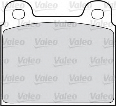 VALEO 598111 -  Комплект тормозных колодок, дисковый тормоз