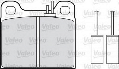 VALEO 598113 -  Комплект тормозных колодок, дисковый тормоз
