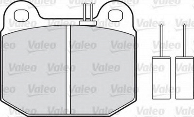 VALEO 598115 -  Комплект тормозных колодок, дисковый тормоз