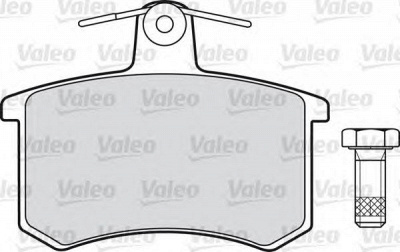 VALEO 598125 -  Комплект тормозных колодок, дисковый тормоз