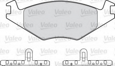 VALEO 598127 -  Комплект тормозных колодок, дисковый тормоз