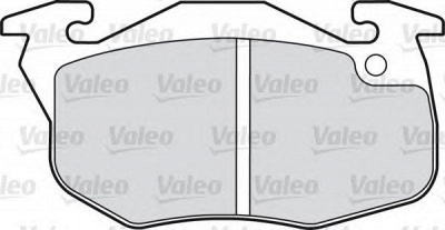 VALEO 598181 -  Комплект тормозных колодок, дисковый тормоз