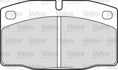VALEO 598182 -  Комплект тормозных колодок, дисковый тормоз