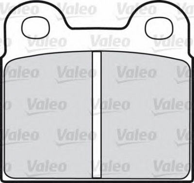 VALEO 598187 -  Комплект тормозных колодок, дисковый тормоз