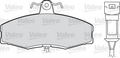 VALEO 598217 -  Комплект тормозных колодок, дисковый тормоз